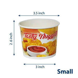 Paper Cup For Nuggets & Fries - Small Pack of 50 - SV Bazaar