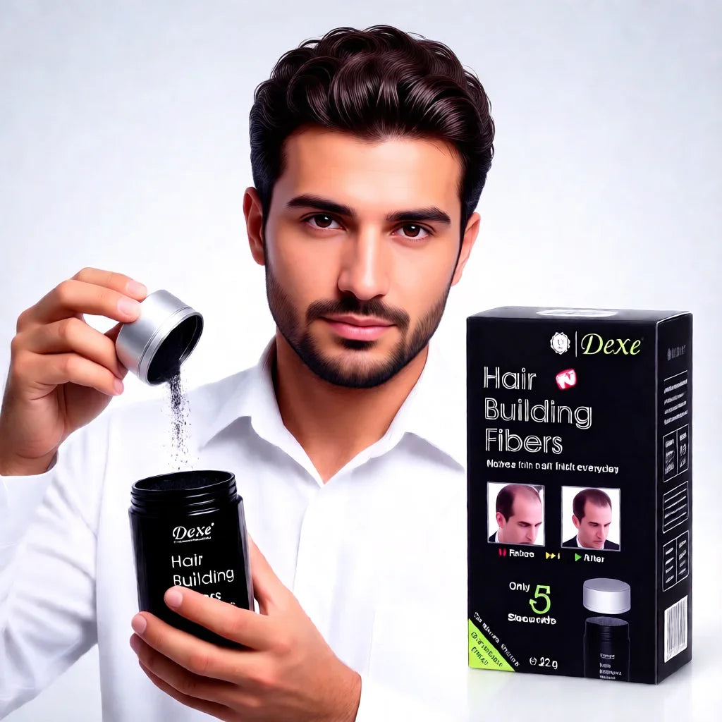 Hair Building Fibers - Natural Hair Thickener for Men and Women
