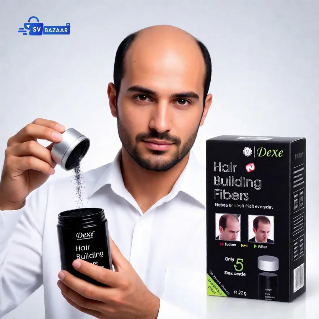 Hair Building Fibers - Natural Hair Thickener for Men and Women