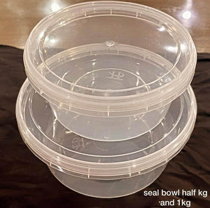 Round Sealed Lock Box 500 ML - Pack of 100 - SV Bazaar