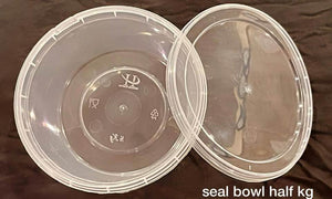 Round Sealed Lock Box 500 ML - Pack of 100 - SV Bazaar