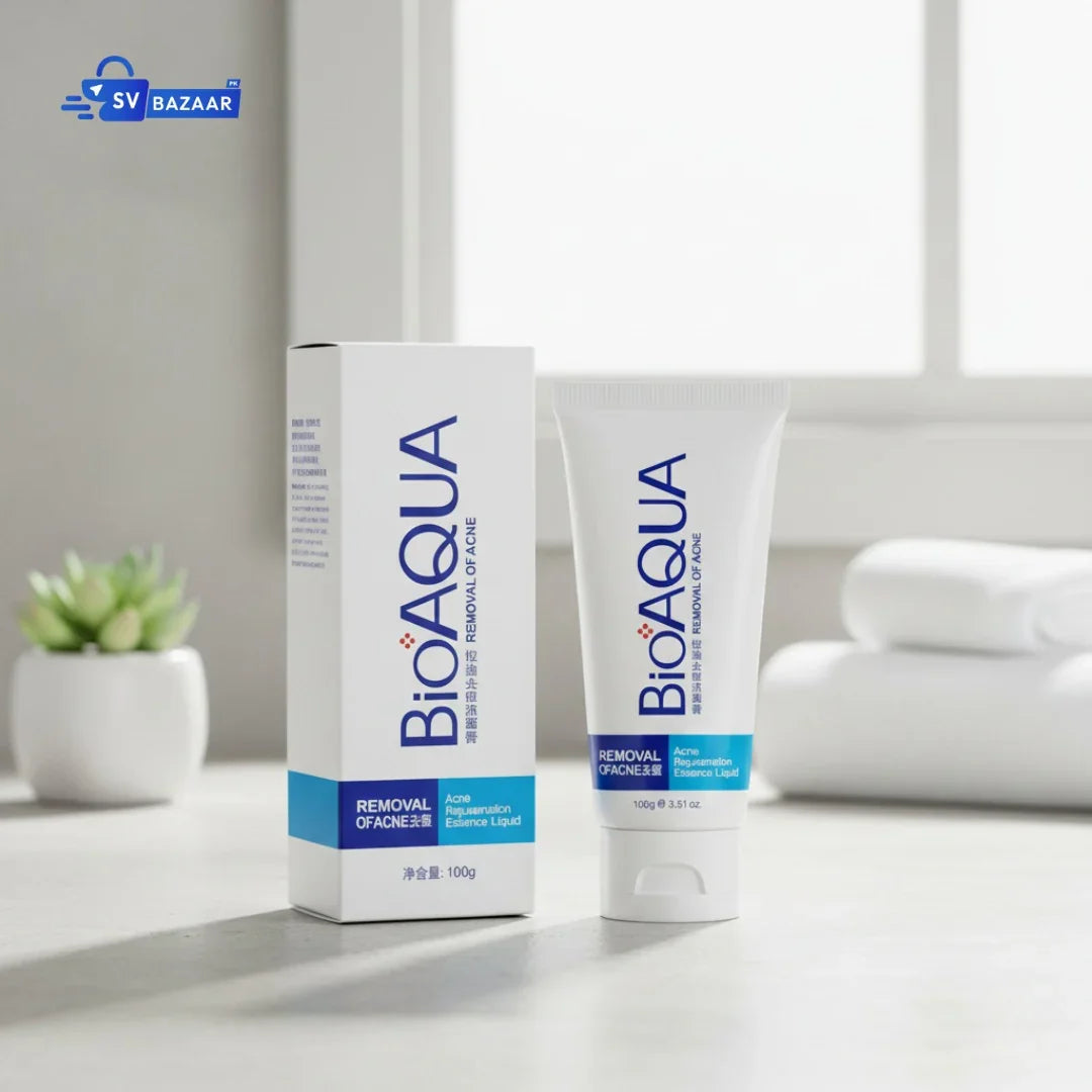 BIOAQUA Anti Acne Cleanser 100ml - Acne Face Wash for Women Facial Skincare Cleanser for Clear Skin