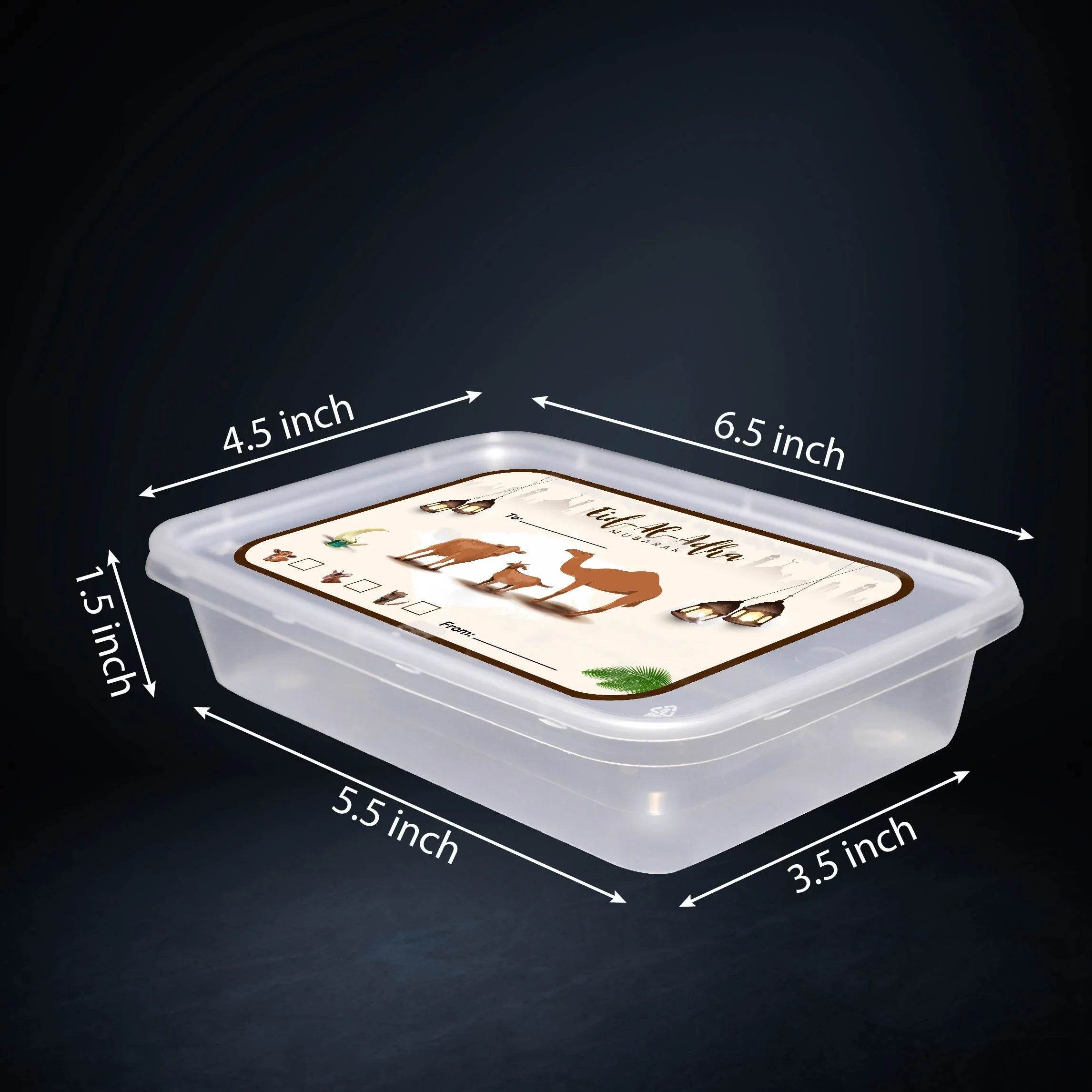500 ML Disposable Food Storage Containers - Takeaway Containers