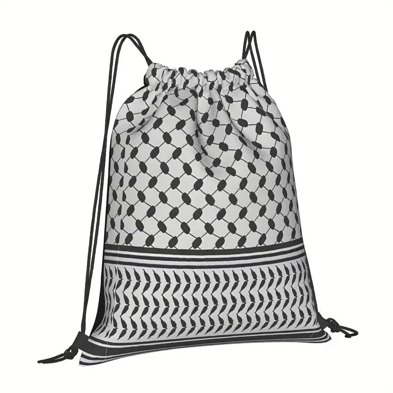 Paletine Paletinian Hatta Keffiyeh Drawstring Bags