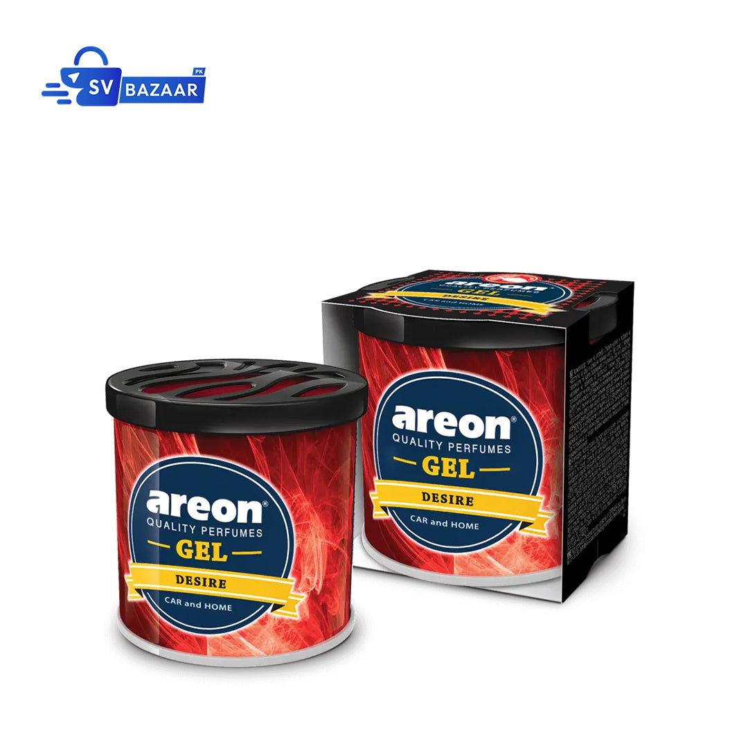 Car Air Freshener - Areon Desire Gel Car Perfume Long Lasting Interior Fragrance