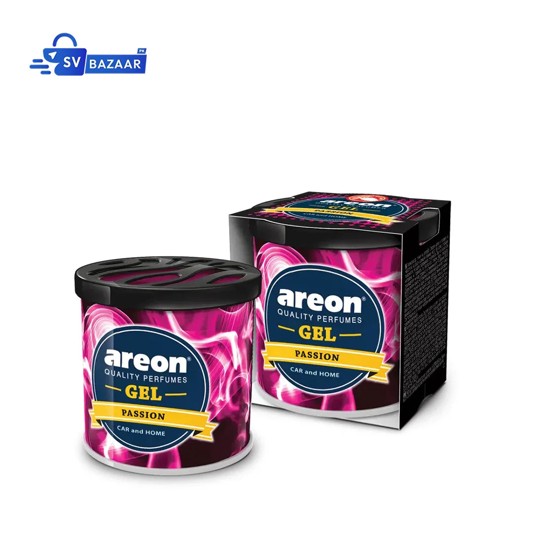 Car Air Freshener - Areon Passion Gel Car Perfume Long Lasting Interior Fragrance