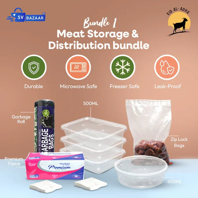 Meat Storage & Distribution Bundle - Complete Kitchen Packing Set