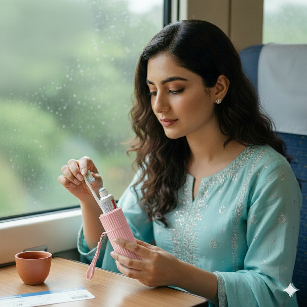 Travel Toothpaste Case Organizer