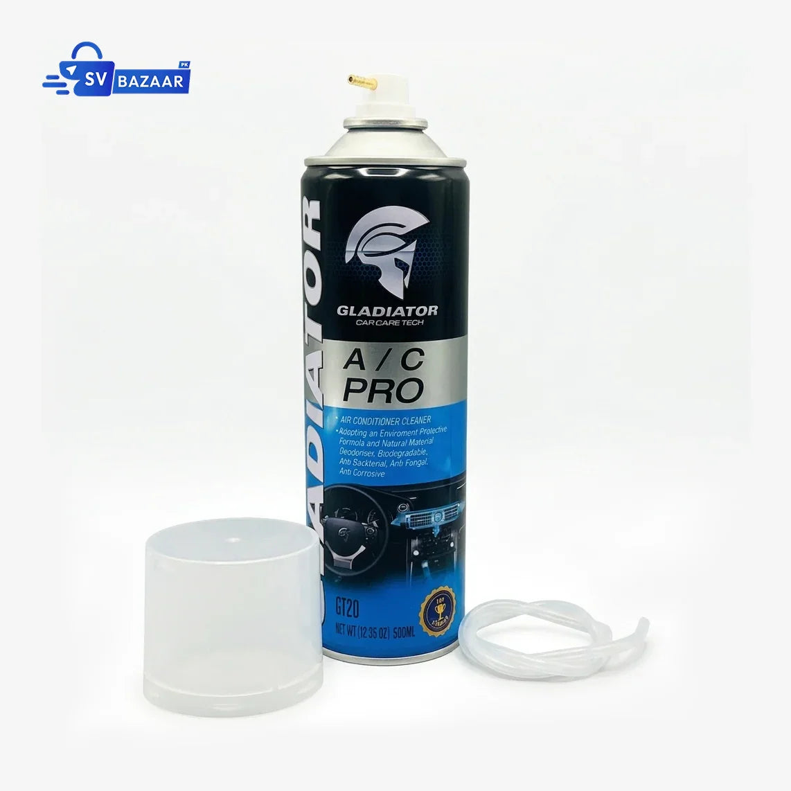 AC Cleaner Spray 500ML Gladiator Car Interior Vent Cleaner & Disinfectant Remover