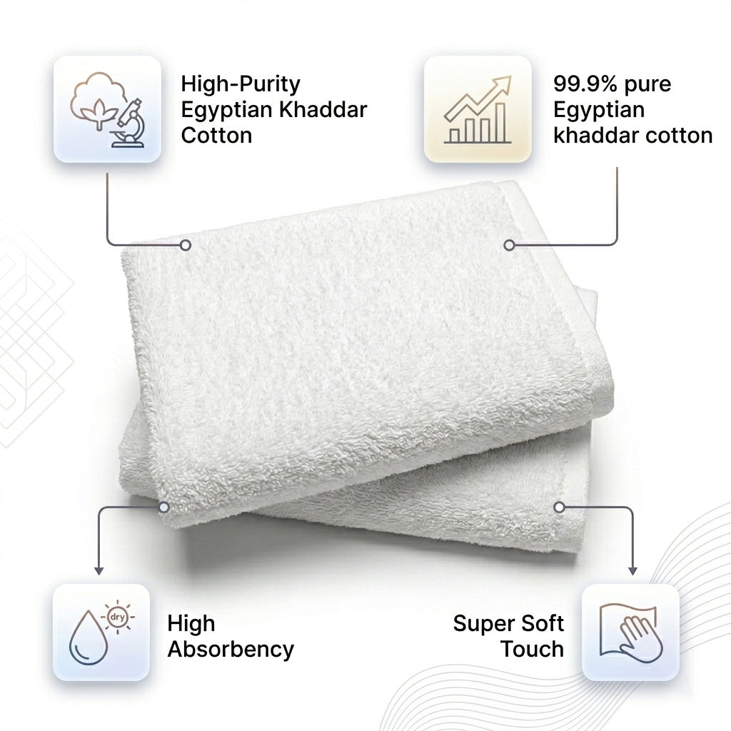 Kids Ihram Towel Set – Soft Cotton Ihram for Hajj & Umrah (2 Piece)