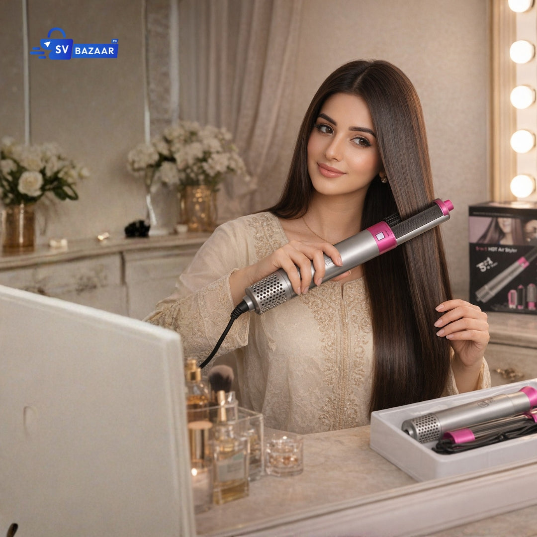 5 in 1 Hot Air Styler | 5 in 1 Hair Dryer Styling Tool
