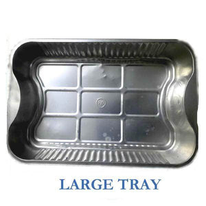 Large Rectangular Aluminium Tray Imp - Pack of 5 - SV Bazaar