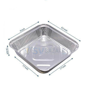 Aluminum Foil Containers F4 With Lids - SV Bazaar