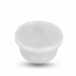 Round Sealed Lock Box 500 ML - Pack of 100 - SV Bazaar