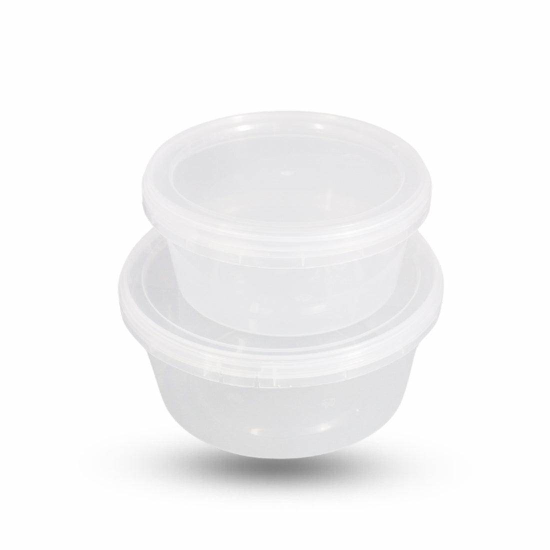 Round Sealed Lock Box 500 ML - Pack of 100 - SV Bazaar