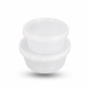 Round Sealed Lock Box 500 ML - Pack of 100 - SV Bazaar