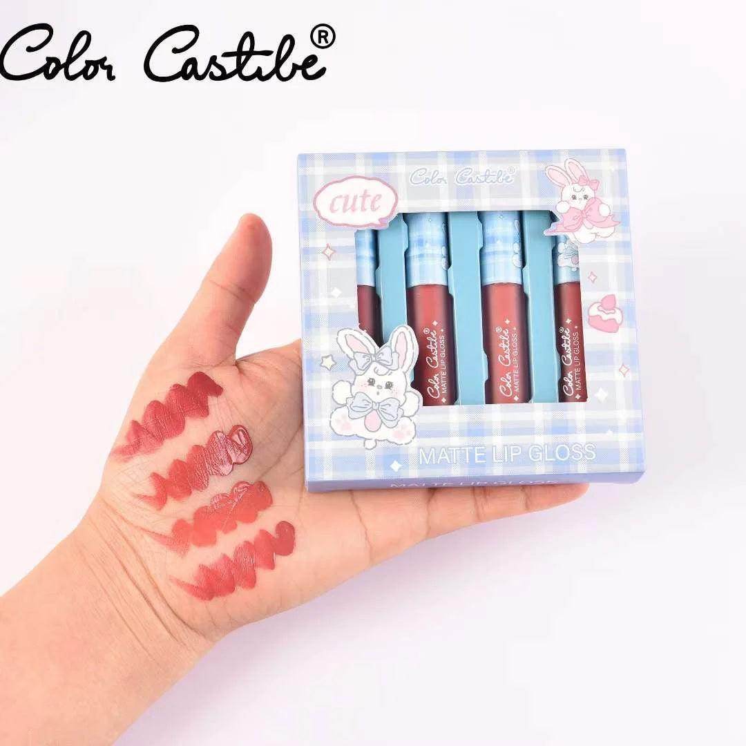 Color Castle Matte Lip Gloss (Pack of 4) - SV Bazaar