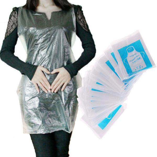 Disposable PE Aprons - Pack of 10 - SV Bazaar
