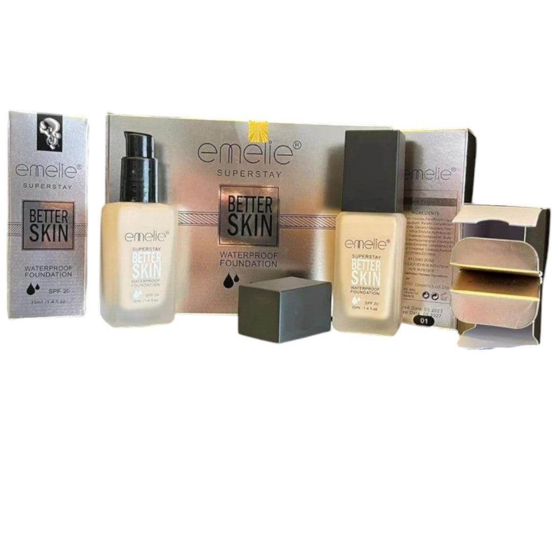 Emelie Super Stay Foundation (Pack of 12) - SV Bazaar