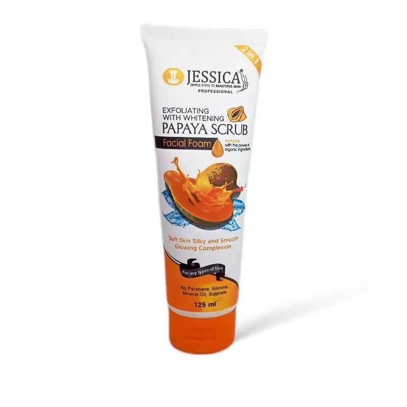 Jessica Exfoliating with Whitening Papaya Scrub Face Wash - SV Bazaar