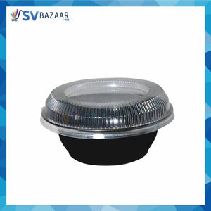 KFC Round Bowl Black - Pack of 50 - SV Bazaar