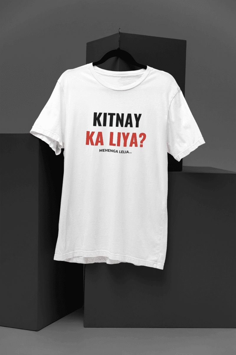 Kitne ka Lia Men Graphic T-Shirt - SV Bazaar