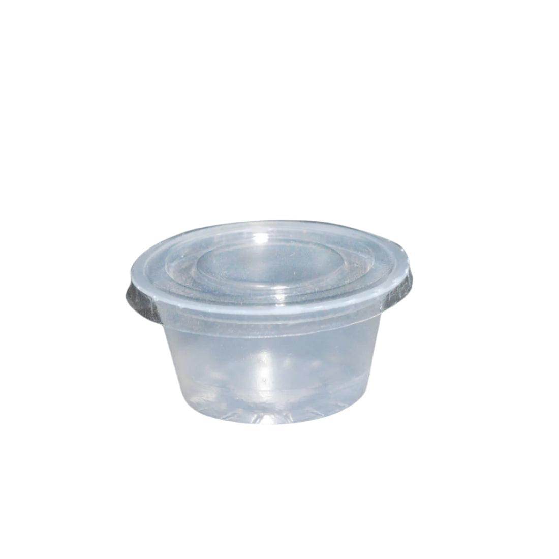 Sauce cup with lid 2 Oz - Pack of 100 - SV Bazaar