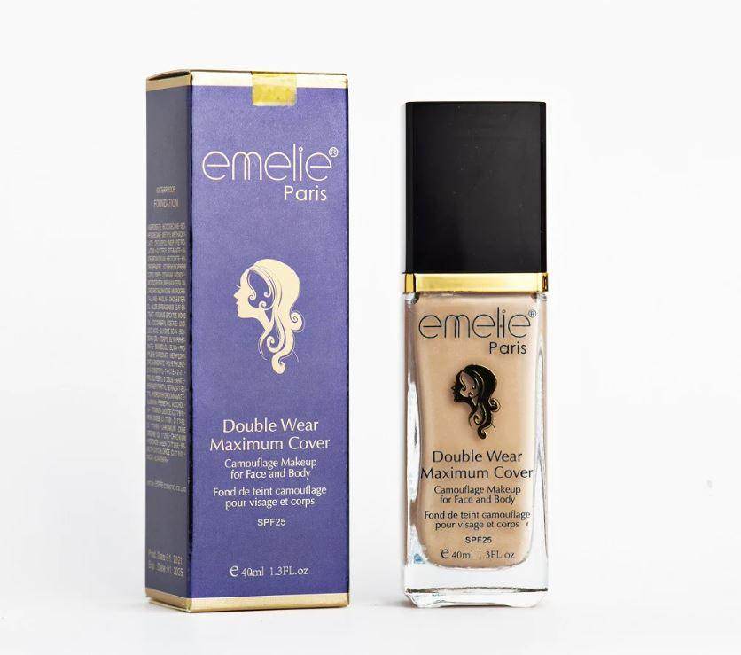 Emelie Double Wear Maximum Cover Foundation 40ml - SV Bazaar