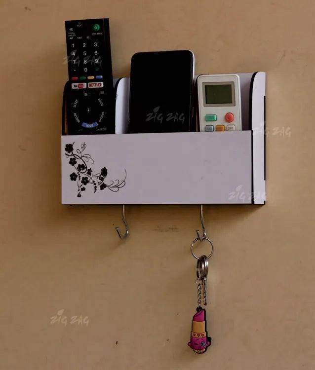 Multi Purpose Remote Control Stand, Mobile Holder & Charging Stand, Key Chain Hanger - SV Bazaar