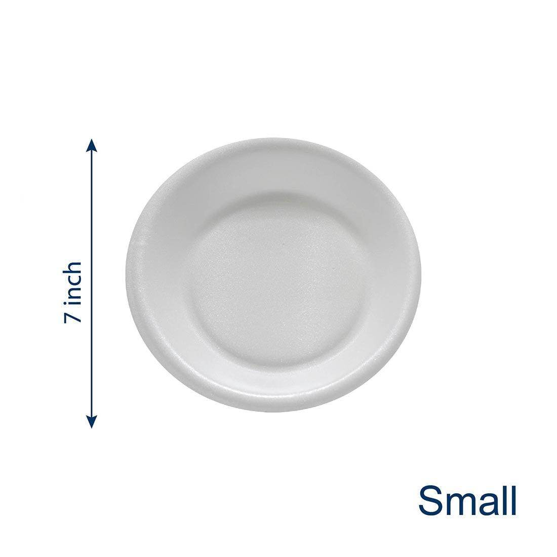 Disposable Foam Plates Frozen Items MP-14 (Small) - Pack of 50 - SV Bazaar
