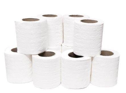 White Toilet Roll - Pack of 10 - SV Bazaar
