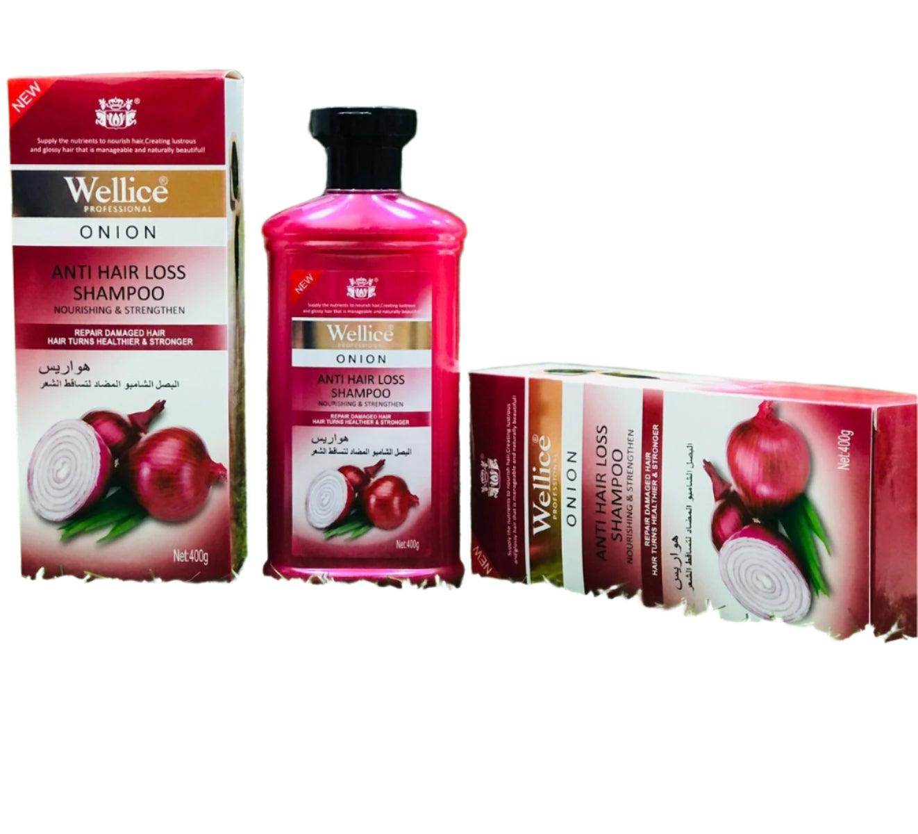 Wellice Onion Anti Hair Loss Shampoo 400ml - SV Bazaar