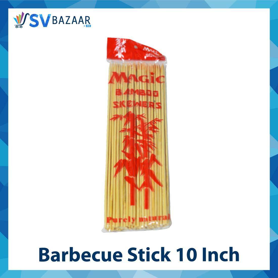 Wooden Bar B.Q Stick 10 Inches - SV Bazaar