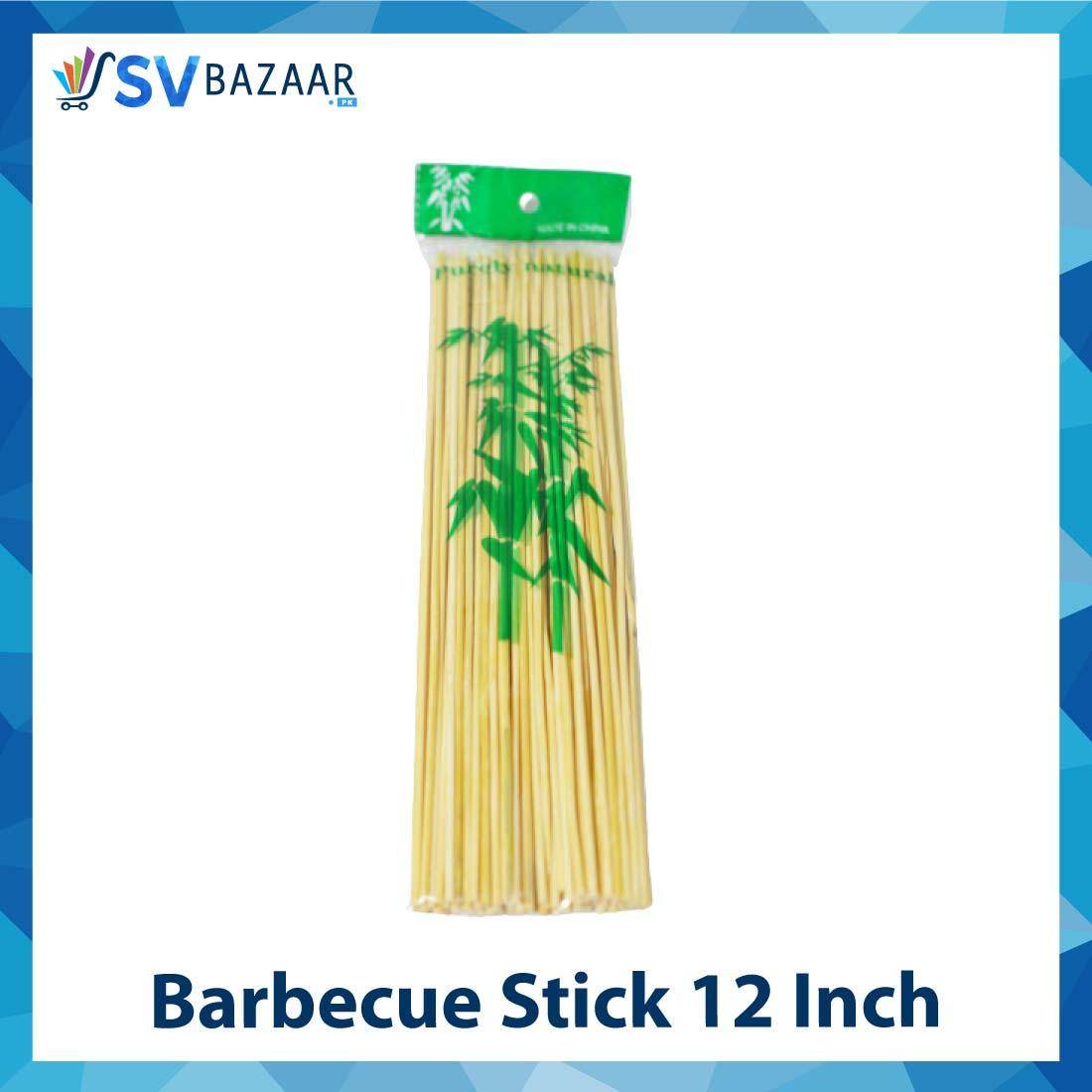 Wooden Bar B.Q Stick 12 Inches - SV Bazaar