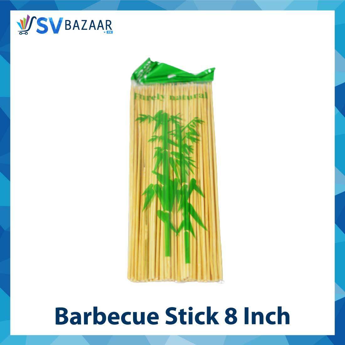 Wooden Bar B.Q Stick 8 Inches - SV Bazaar