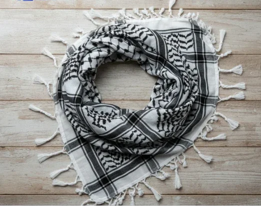 Printed Keffiyeh Scarf