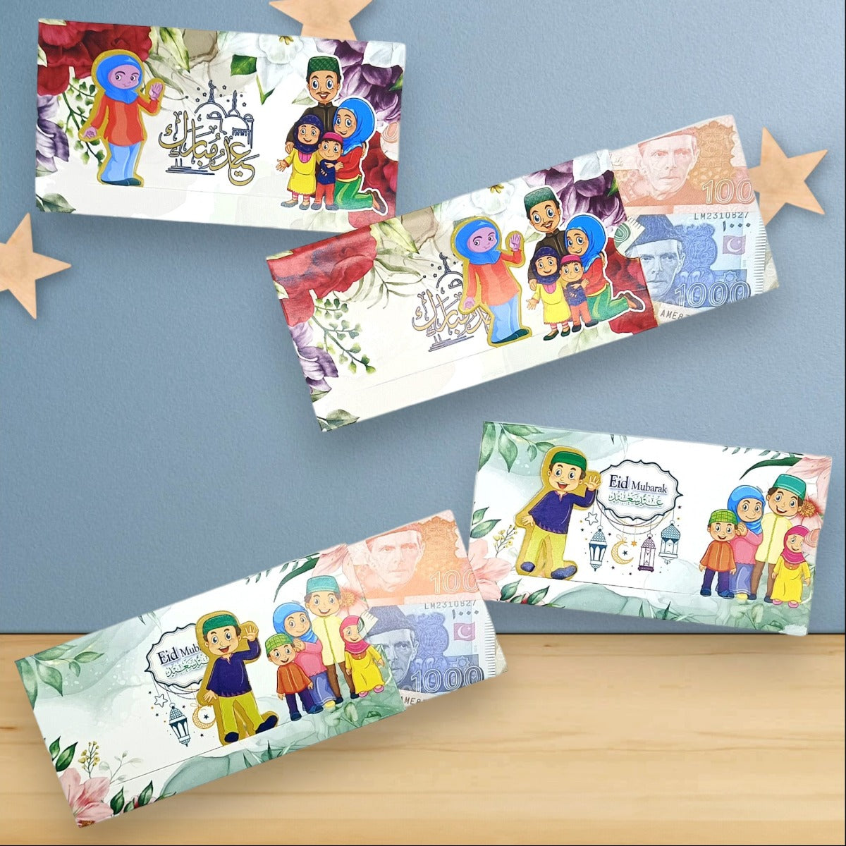 Eidi Envelopes | Customized Eid Mubarak Envelopes For Kids | EC-7