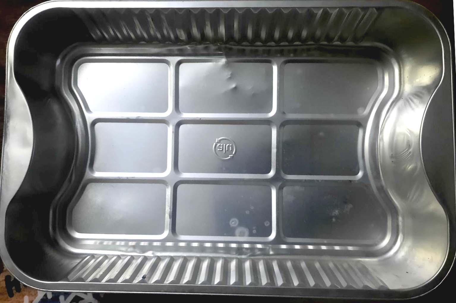 Large Rectangular Aluminium Tray Imp - Pack of 5