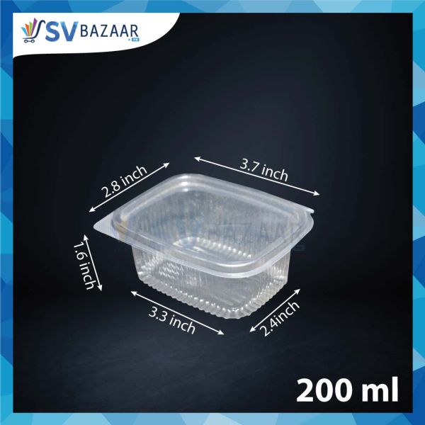 W-200 ML PET Plastic Salad Box