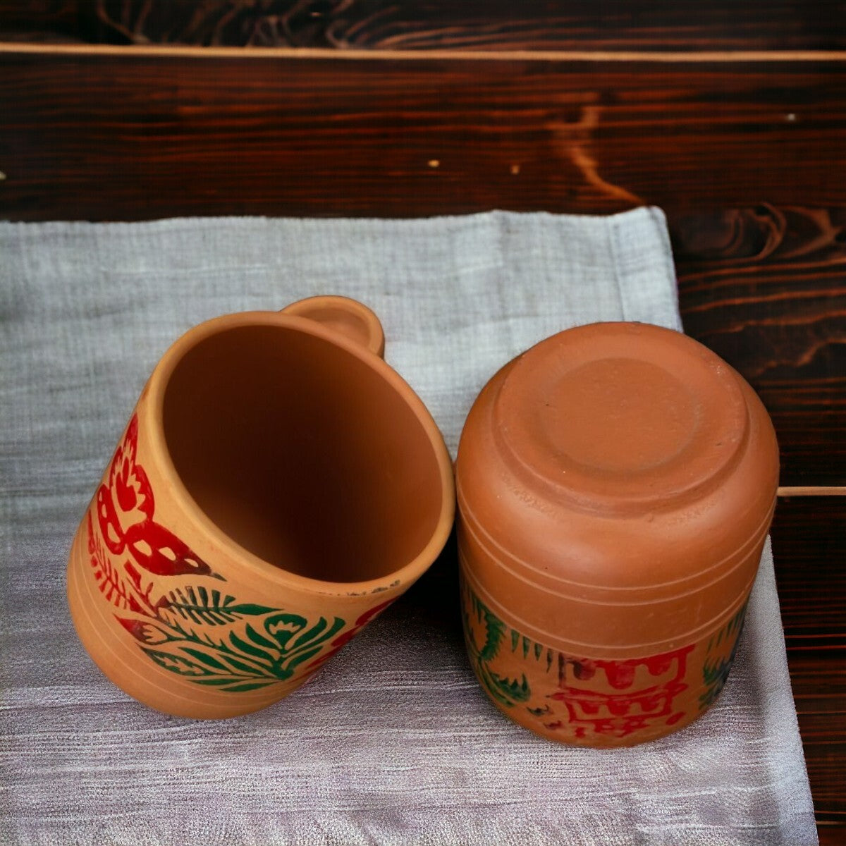 Desi Clay Water Glasses