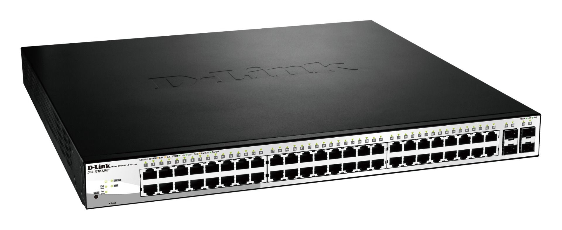 D-Link DGS 1210 52MP 52-Port Gigabit Smart Managed PoE Switch