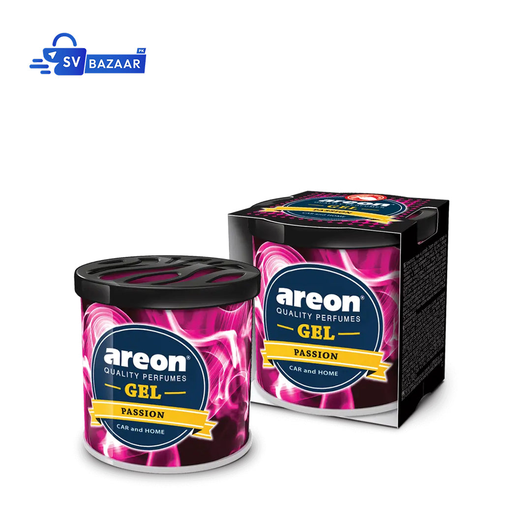 Car Air Freshener - Areon Passion Gel Car Perfume Long Lasting Interior Fragrance