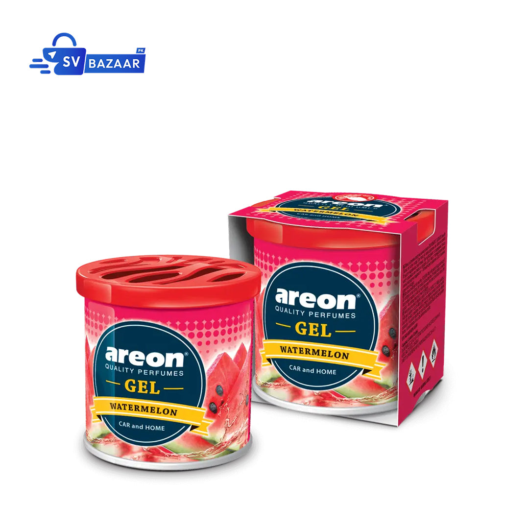 Car Air Freshener - Areon Watermelon Gel Car Perfume Long Lasting Interior Fragrance