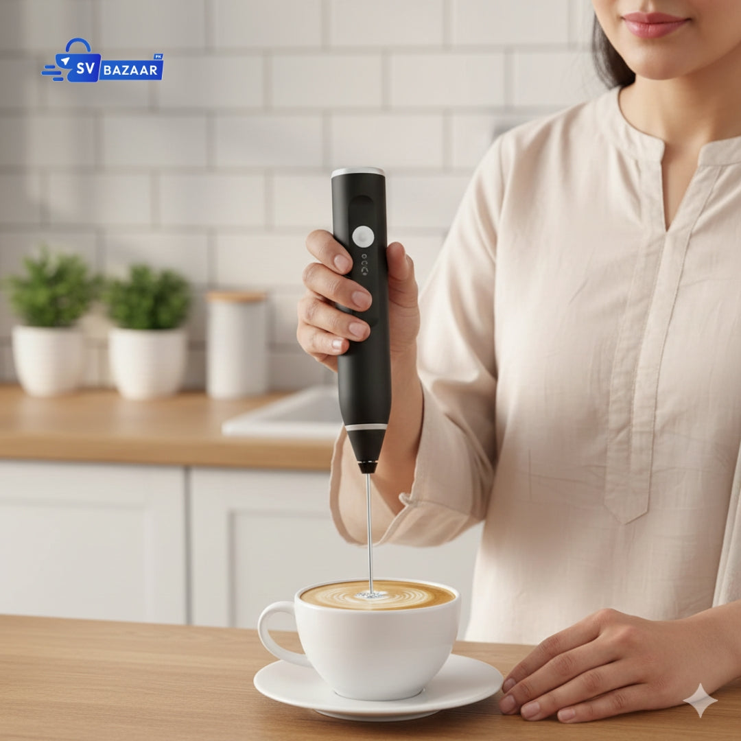 Electric Rechargeable Coffee Beater