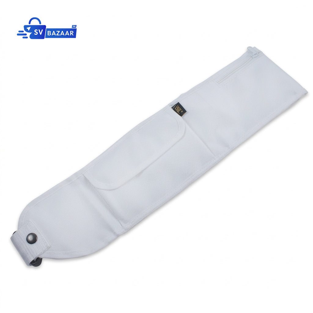 Men’s Ihram Belt – Adjustable Hajj & Umrah Waist Belt with Zipper Pockets