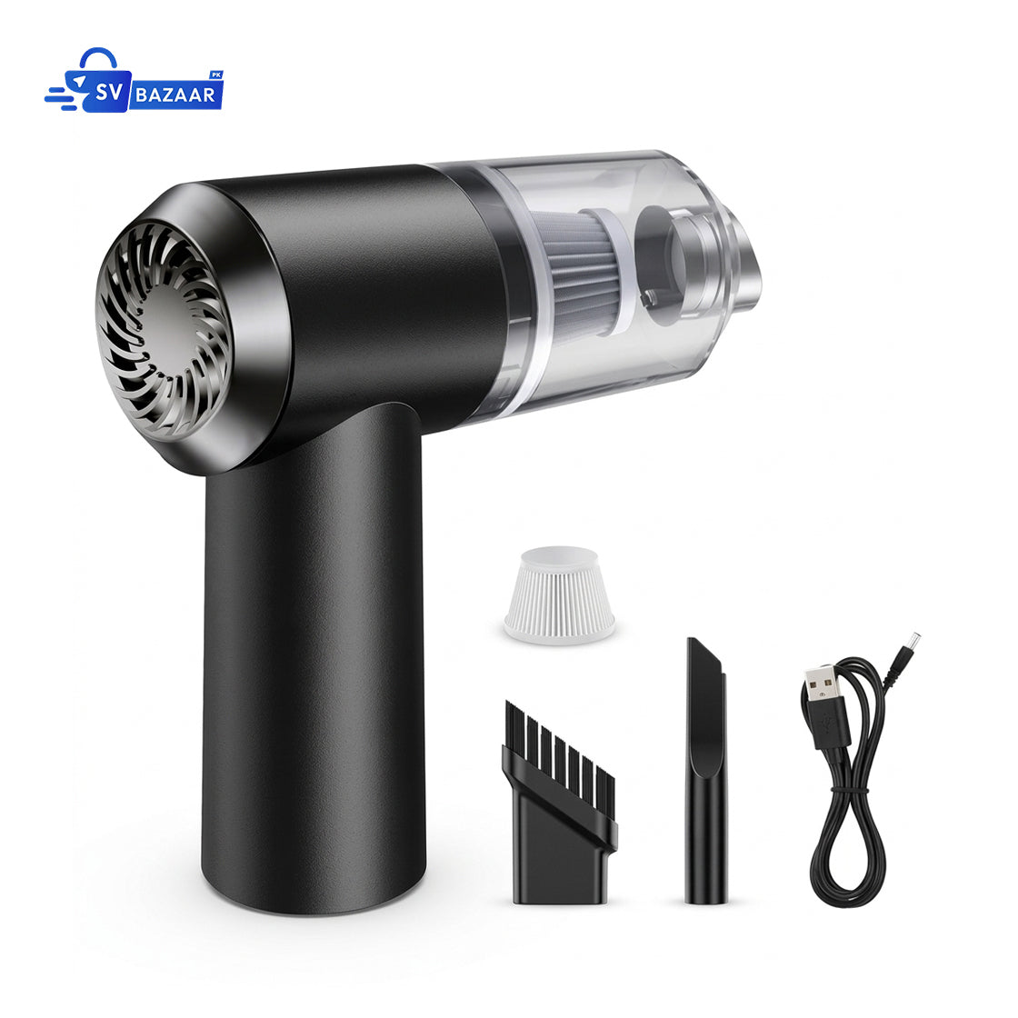 Cordless Car Vacuum Cleaner & Air Blower – Rechargeable Portable Handheld Wireless Cleaner for Car & Home