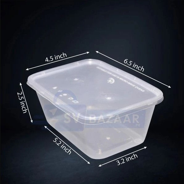 1000 ML Disposable Food Storage Containers