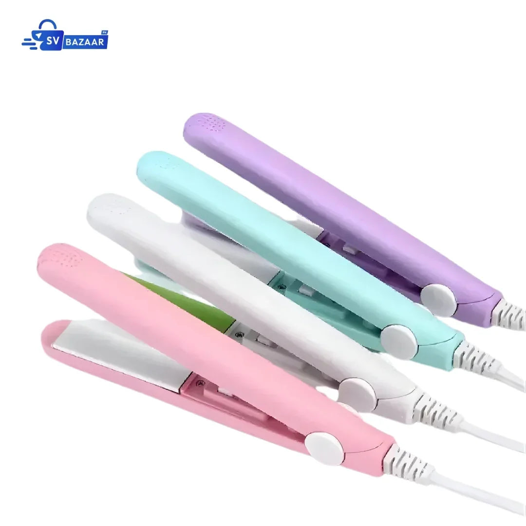 Mini hair straightener portable