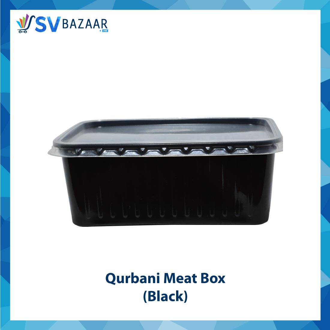 Black Rectangular Container (1000ml) TZ - Pack of 50