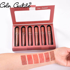 Color Castle Matt Lip Gloss (Pack of 6) - SV Bazaar